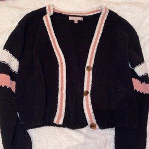 Fuzzy button up jacket